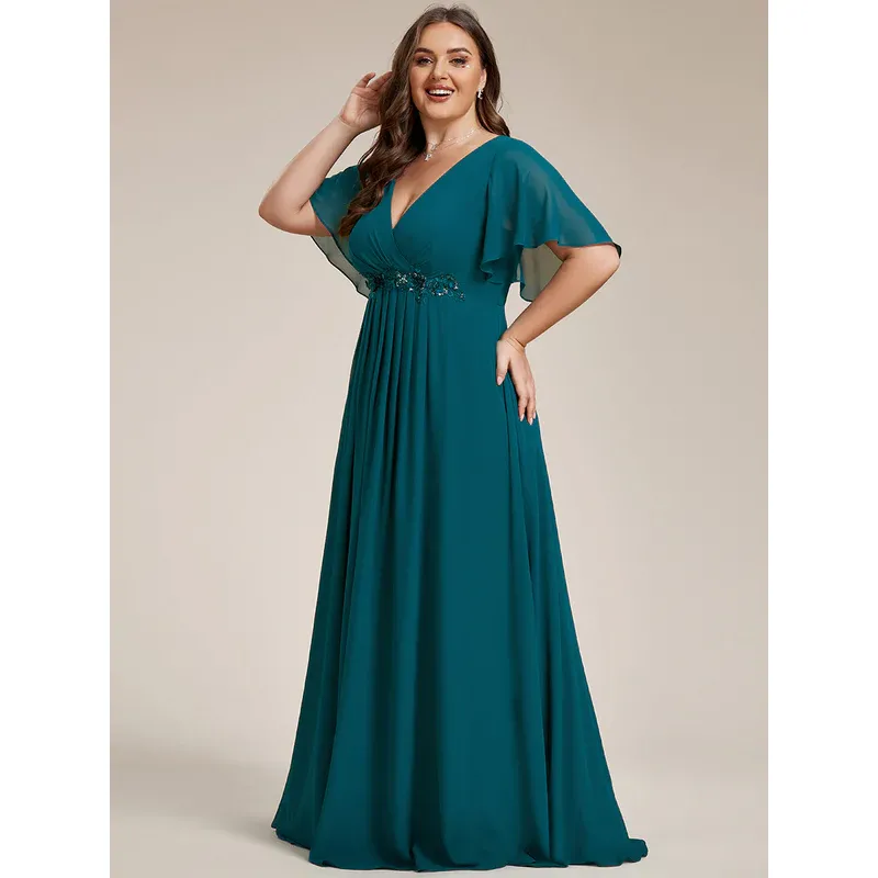 SVEČANE HALJINE ZA PUNIJE OD MUSLINA SA CVETNIM DETELJIMA